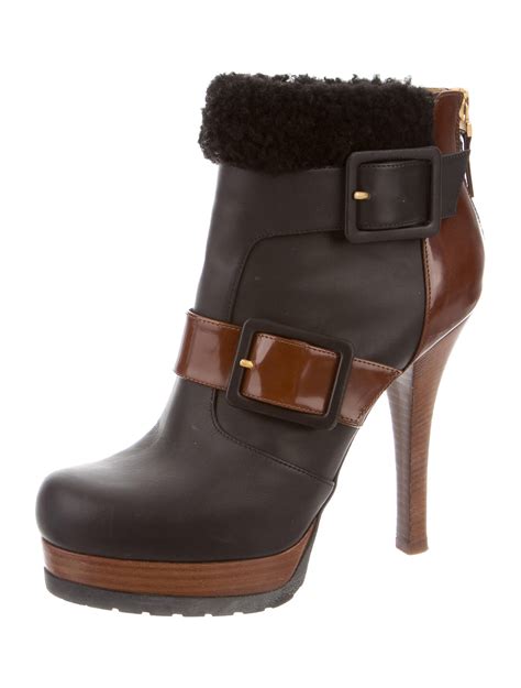 fendi grey felt & leather platform ankle booties review|Fendi Felt Sunshine Tote Large .